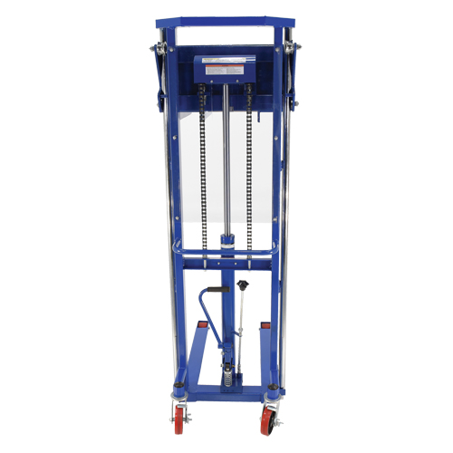 Vestil HYD-15 Gerbeur Hefti-Lift, M&eacute;canisme Pompe au pied, Capacit&eacute; de 1500 lb, Levage max de 63"