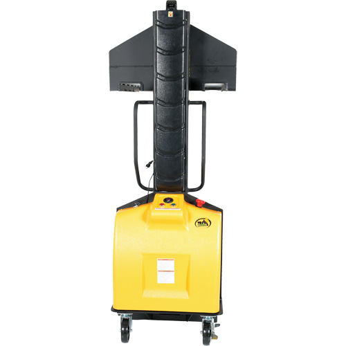 Vestil SLNM15-63-FF Narrow Mast Powered Lift Stacker, Electric Operated, 1500 lbs. Capacity, 63" Max Lift
