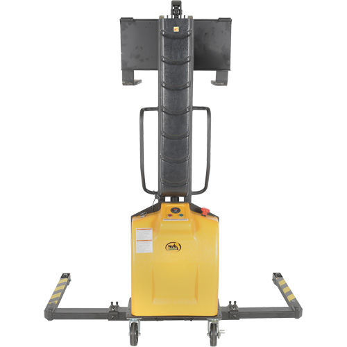 Vestil SLNM-63-AA Narrow Mast Powered Lift Stacker, Electric Operated, 1000 lbs. Capacity, 63" Max Lift