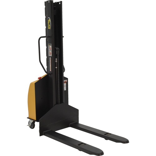 Vestil SLNM-63-FF Gerbeur motoris&eacute; avec m&acirc;t &eacute;troit, Fonctionnement &eacute;lectrique, Capacit&eacute; 1000 lb, Lev&eacute;e max 63"