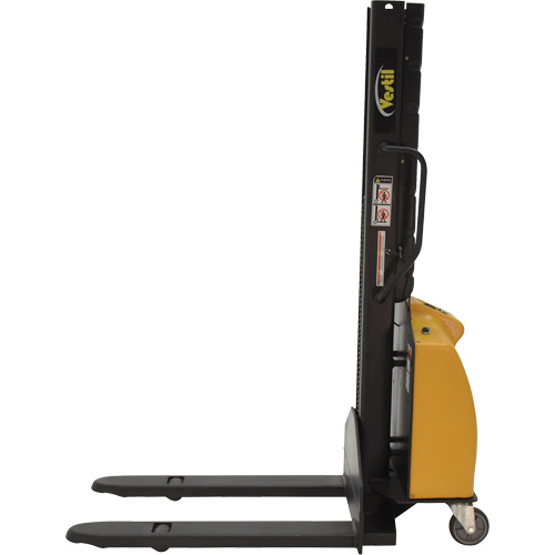Vestil SLNM-63-FF Gerbeur motoris&eacute; avec m&acirc;t &eacute;troit, Fonctionnement &eacute;lectrique, Capacit&eacute; 1000 lb, Lev&eacute;e max 63"