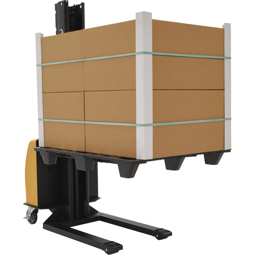 Vestil SLNM-63-FF Gerbeur motoris&eacute; avec m&acirc;t &eacute;troit, Fonctionnement &eacute;lectrique, Capacit&eacute; 1000 lb, Lev&eacute;e max 63"