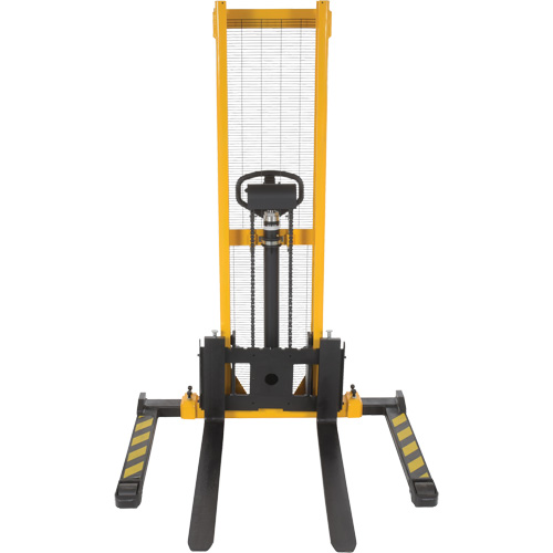 Vestil VHPS-2000-AA Gerbeur hydraulique manuel, Fonctionnement Pompe manuelle, Capacit&eacute; 2000 lb, Lev&eacute;e max 63"