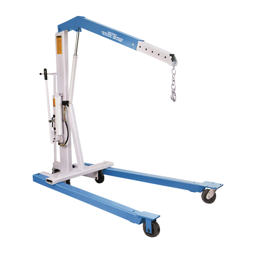 OTC 1820 Portable Floor Crane, 10.17' Lift, 4400 lbs. (2.2 tons), 50-1/2" Arm, 82" H