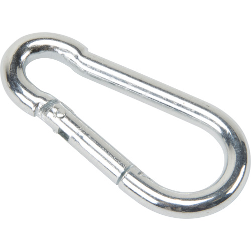 KLETON LW273 Mousqueton zingu&eacute;, 220 lb (0,11 tonne) Charge d'utilisation max., 3/16" Taille, 5/16" Oeil