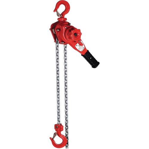 Vanguard Steel 3855 30510 VQ Super Series Lever Hoist, 5' Lift, 2200 lbs. (1.1 tons) Capacity, Grade 100 Alloy Chain