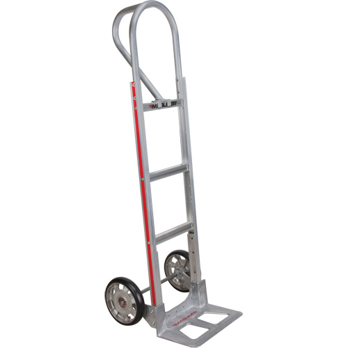 Magliner HMK15AAA1 Knocked Down Hand Truck, P-Handle Handle, Aluminum, 52" Height, 500 lbs. Capacity