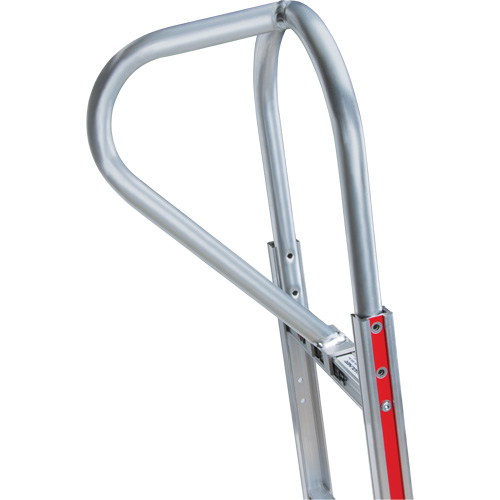 Magliner HMK15AAA1 Knocked Down Hand Truck, P-Handle Handle, Aluminum, 52" Height, 500 lbs. Capacity