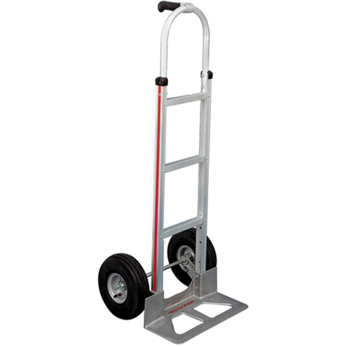 Magliner HMK117UA4 Knocked Down Hand Truck, Single Grip Handle, Aluminum, 52" Height, 500 lbs. Capacity