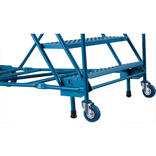 KLETON MA622 Escabeau roulant certifi&eacute; CSA avec marche verrouillable, 8 marches, Largeur de la marche 30", Hauteur de la plateforme 72", Acier