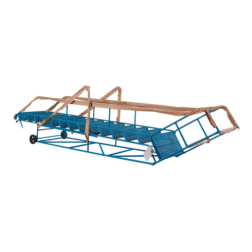 KLETON MA625 Escabeau roulant certifi&eacute; CSA avec marche verrouillable, 14 marches, Largeur de la marche 30", Hauteur de la plateforme 128", Acier