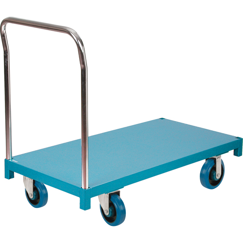 KLETON MD426 Platform Truck, 48" L x 30" W, 1200 lbs. Capacity, Rubber Casters