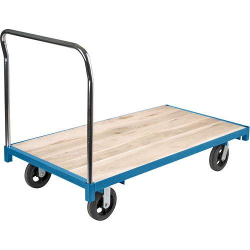 KLETON MB308 Chariot &agrave; plateforme robuste, 60" lo x 30" la, Capacit&eacute; de 2000 lb, Roues en Caoutchouc