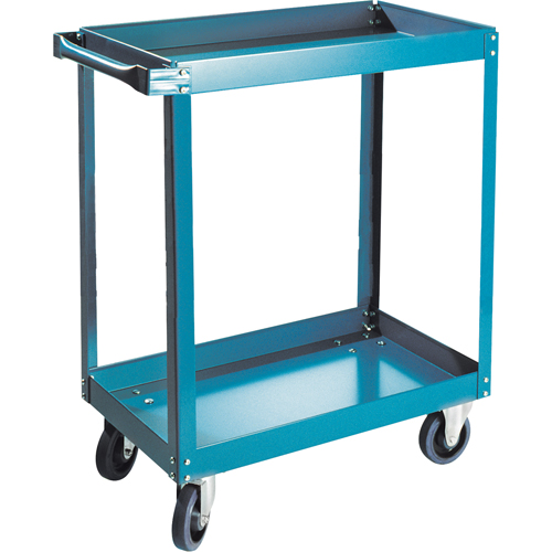 KLETON MB493 Shelf Carts , 2 Tiers, 24" W x 36" H x 36" D, 900 lbs. Capacity