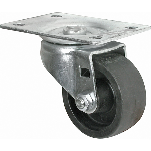 Faultless 25188 Light-Duty Caster, Swivel, 2-1/2" (63.5 mm), Polyolefin, 200 lbs. (91 kg.)