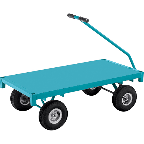 KLETON MD187 Platform Trucks - Ergonomic Platform Wagon Trucks, 24" W x 48" L, 1000 lbs. Capacity