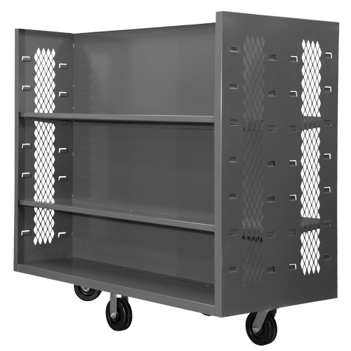 Durham Manufacturing EX-3060-2SC-6PH-95 Chariots en treillis m&eacute;tallique, Acier, 30" x 54" x 60", Capacit&eacute; 1500 lb