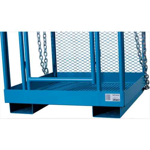 KLETON MD444 Nacelle &eacute;l&eacute;vatrice pour travail en hauteur, 36" x 36" x 72" h, Capacit&eacute; de 1000 lb, Acier