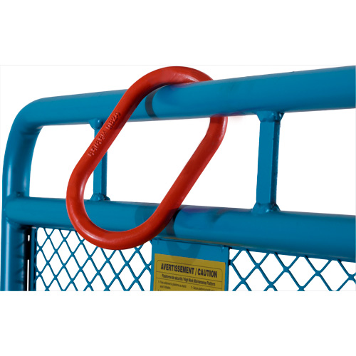 KLETON MD444 Nacelle &eacute;l&eacute;vatrice pour travail en hauteur, 36" x 36" x 72" h, Capacit&eacute; de 1000 lb, Acier