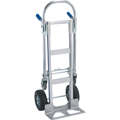 Wesco 220291 Cobra Jr. Series Convertible Hand Truck, Aluminum, 1200 lbs. Capacity