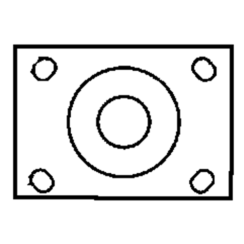 Colson 44.06109.565 Total Locking Caster, Swivel with Brake, 6" (152.4 mm), Rubber, 450 lbs. (204 kg.)