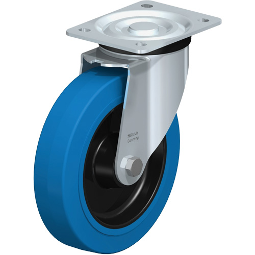 Blickle L-POEV 200R-SB Roulette non-marquante, Fixe, 8" (203,2 mm), Caoutchouc, 440 lb (199,58 kg)