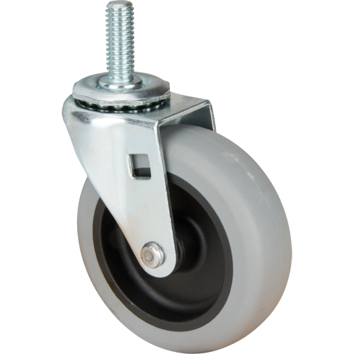Faultless 93232 Stem Caster, Swivel, 3" (76 mm) Dia., 80 lbs. (36 kg.) Capacity