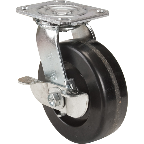 Blickle P21S-PH060R-14-WB Caster, Swivel with Brake, 6" (152.4 mm), Phenolic, 900 lbs. (408 kg.)