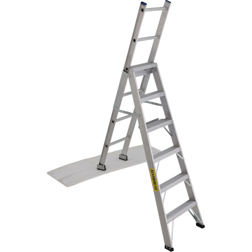 FEATHERLITE 2700 Series Industrial Duty MultiWay Ladders, 6', Aluminum