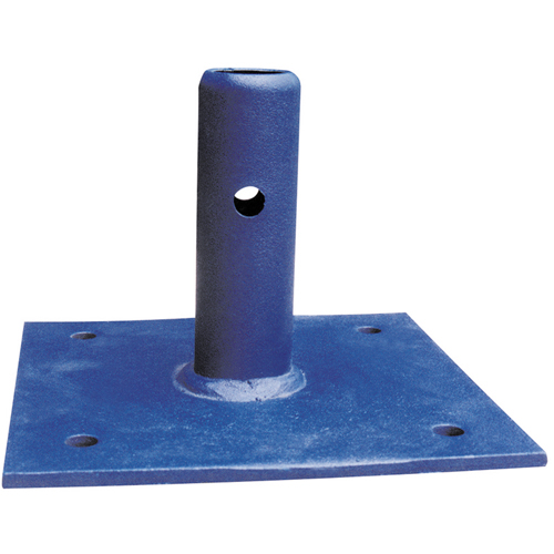 Metaltech M-MBBF Accessoires pour &eacute;chafaudage - Plaque &agrave; base fixe, Plaque &agrave; base, 6" la x 6" h