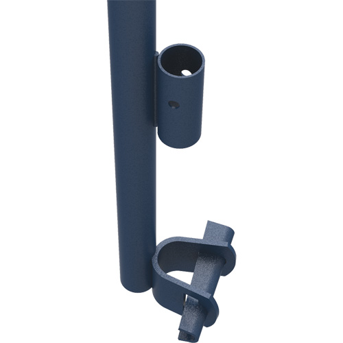 Metaltech M-MGPUSL Accessoires pour &eacute;chafaudage - Poteau de garde-corps a/support, Poteau de garde-corps, 6" la x 56" h