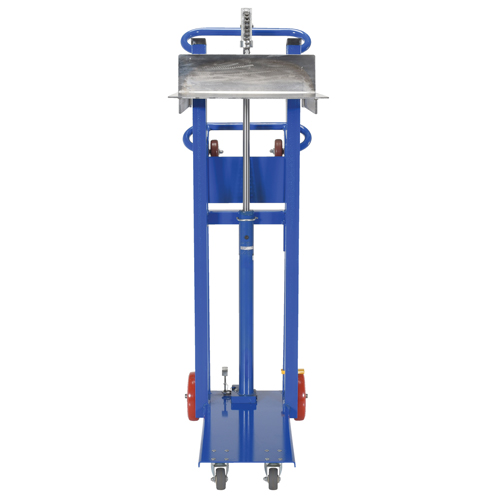 Vestil HYDRA-4 Hydra Lift Platform Stacker, Foot Pump Operated, 750 lbs. Capacity, 52" Max Lift