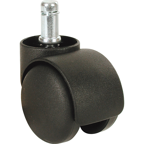 Algood 03J4-38/50-437S X7/8 Roulette &agrave; roue double (s&eacute;ries 300/400), Pivotant, Diam&egrave;tre 2" (51 mm), Capacit&eacute; 75 lb (34 kg)