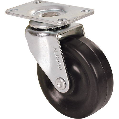 Algood R0803-A17D-PO General Purpose Caster, Rigid, 2" (51 mm), Polyolefin, 80 lbs. (36 kg.)