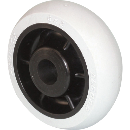 Algood SE6543-A38H-PRO-RB-TLB Roulettes robustes EMaxx &agrave; cheville, Pivotant avec frein, 4" (101,6 mm), Polyol&eacute;fine, 400 lb (181 kg)