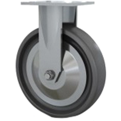 Darcor 31-408R-PSE Heavy-Duty Caster, Rigid, 8" (203.2 mm), Solid Elastomer, 1000 lbs. (453.6 kg.)