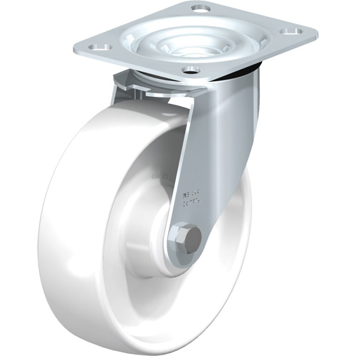 Blickle LE-PO 125R White Caster, Swivel, 5" (127 mm), Polyamide, 275 lbs. (125 kg.)