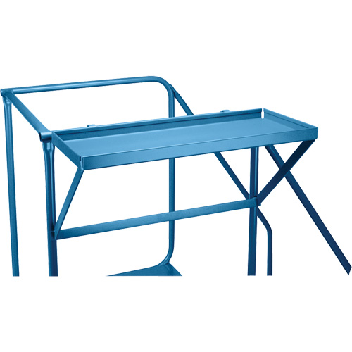 KLETON MH213 Mechanics/Maintenance Rolling Ladder, Steel, 4 Steps, 38" Platform Height
