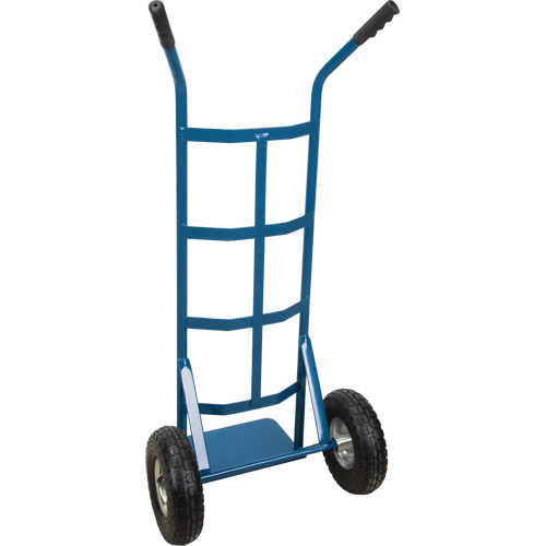 KLETON MH300 All-Welded Hand Truck, Dual Handle, Steel, 46" Height, 600 lbs. Capacity
