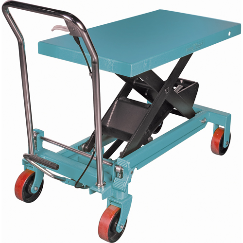 KLETON MJ523 Heavy-Duty Hydraulic Scissor Lift Table, 39-3/8" L x 20-1/8" W, Steel, 1650 lbs. Capacity