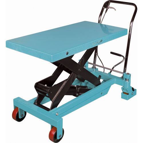 KLETON MJ524 Heavy-Duty Hydraulic Scissor Lift Table, 40" L x 20-1/8" W, Steel, 2200 lbs. Capacity