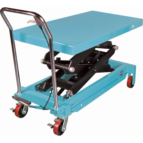 KLETON MJ526 Heavy-Duty Hydraulic Scissor Lift Table, 48" L x 24" W, Steel, 1545 lbs. Capacity