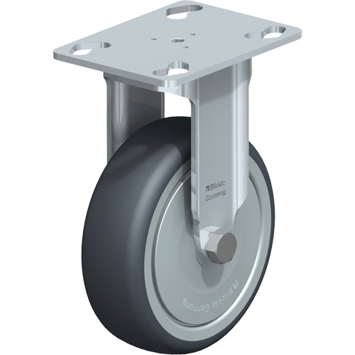 Blickle BKPA-TPA 101KF Caster, Rigid, 4" (101.6 mm), Thermoplastic Rubber, 200 lbs. (91 kg.)