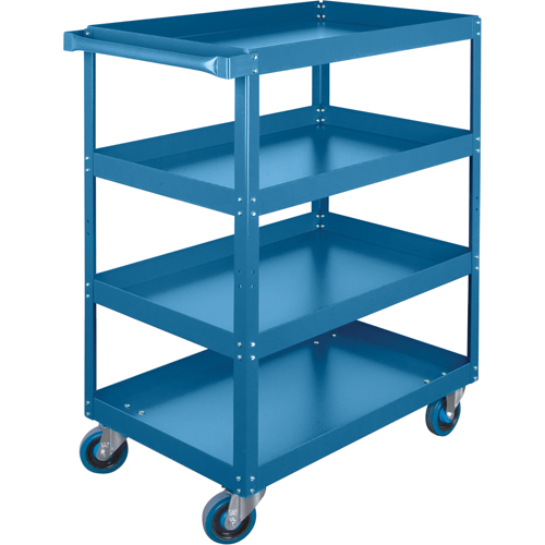 KLETON ML145 Shelf Carts , 4 Tiers, 18" W x 48" H x 30" D, 900 lbs. Capacity
