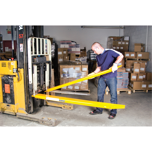 KLETON ML346 Fork Extensions, 72" L x 5" W, For Fork Width of 4"