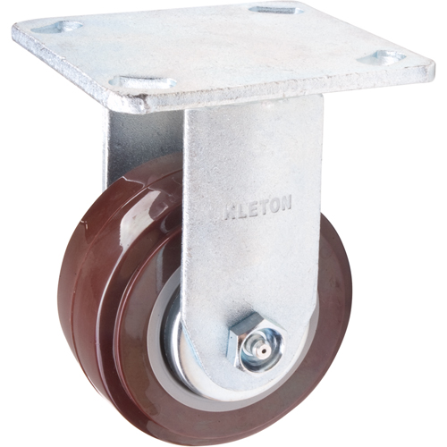 KLETON ML442 Caster, Rigid, 4" (101.6 mm), Polyurethane, 550 lbs. (249.5 kg.)