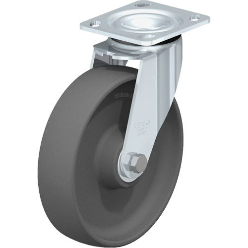 Blickle LEH-POG 200K-14 Heavy-Duty Kingpinless Caster, Swivel, 8" (203.2 mm), Nylon, 1250 lbs. (567 kg.)