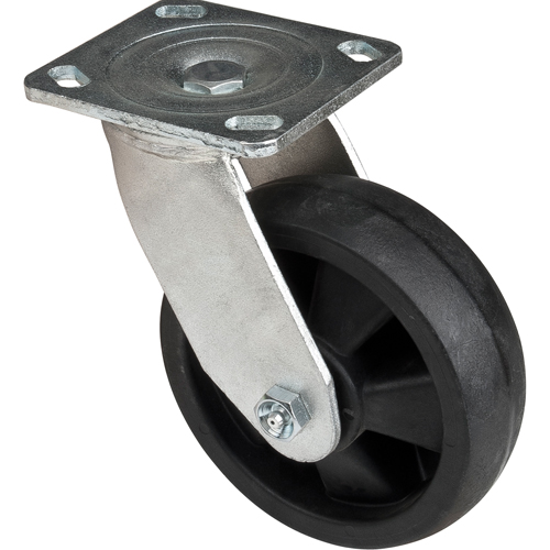 KLETON ML861 Roulettes haute temp&eacute;rature, Pivotant, 6" (152,4 mm), Nylon, 880 lb (399 kg)