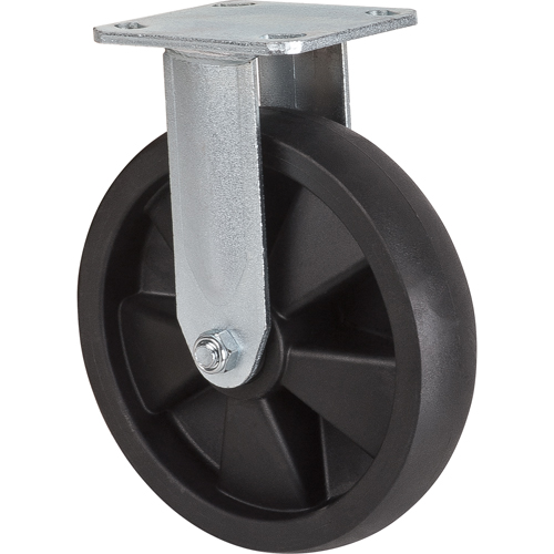 KLETON ML865 Roulettes haute temp&eacute;rature, Fixe, 8" (203,2 mm), Nylon, 1000 lb (453 kg)