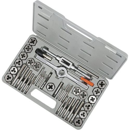 JET 530106 TD40H SAE HSS Tap & Alloy Die Set, 40 Pieces